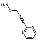 CAS 登录号：628698-65-7， 2-[3-(氨基氧基)-1-丙炔-1-基]嘧啶