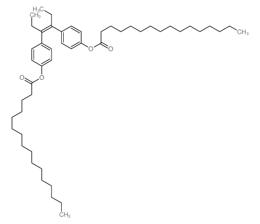 CAS#: 63019-08-9， alpha,beta-Diethyl-4,4'-Stilbenediol Dipalmitate