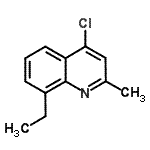 CAS#: 63136-24-3， 4-Chloro-8-Ethyl-2-Methylquinoline