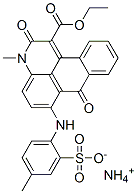 CAS#: 63149-14-4， Ammonium 1-Ethyl 2,7-Dihydro-3-Methyl-6-[(4-Methyl-2-Sulphonatophenyl)Amino]-2,7-Dioxo-3H-Dibenz[f,ij]Isoquinoline-1-Carboxylate
