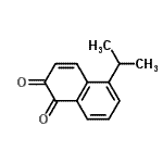 CAS#: 63166-22-3， 5-Isopropyl-1,2-Naphthalenedione