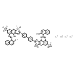 CAS#: 6358-73-2， Tetrasodium 3,3'-(4,4'-Biphenyldiyldi-2,1-Diazenediyl)Bis{4-Hydroxy-5-[(2-Hydroxy-1-Naphthyl)Diazenyl]-2,7-Naphthalenedisulfonate}