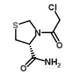 CAS#: 637018-75-8， (4R)-3-(Chloroacetyl)-1,3-thiazolidine-4-carboxamide