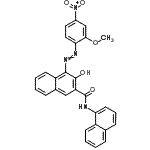 CAS#: 6407-71-2， 3-Hydroxy-4-[(2-Methoxy-4-Nitrophenyl)Diazenyl]-N-(1-Naphthyl)-2-Naphthamide