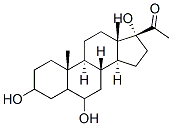 CAS 登录号:641-79-2, 孕甾烷-3,6,17-三醇-20-酮