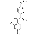 CAS 登录号：642-39-7， 1-(2,4-二羟基苯基)-2-(4-甲氧基苯基)-1-丙酮
