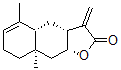 CAS 登录号：64395-76-2， (3aR)-3aalpha,4,4aalpha,7,8,8a,9,9aalpha-八氢-5,8abeta-二甲基-3-亚甲基萘并[2,3-b]呋喃-2(3H)-酮