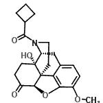 CAS#: 64643-72-7， (5alpha)-17-(Cyclobutylcarbonyl)-14-hydroxy-3-methoxy-4,5-epoxymorphinan-6-one