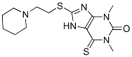 CAS#: 6493-46-5， 8-[(2-Piperidinoethyl)Thio]-3,7-Dihydro-1,3-Dimethyl-6-Thioxo-1H-Purin-2-One