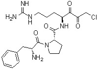 CAS#: 65149-23-7， D-Phe-Pro-Arg-Chloromethylketone