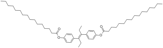 CAS#: 6533-53-5， 3,4-Bis-(4-Hydroxyphenyl)-3-Hexene 4,4'-Dipalmitate