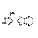 CAS#: 654064-97-8， 2-(3-Methyl-1H-pyrazol-4-yl)-1,3-benzothiazole