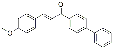 CAS 登录号：6552-64-3， 3-(4-甲氧基苯基)-1-(4-苯基苯基)丙-2-烯-1-酮