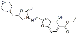 CAS#: 6599-84-4， 4-Hydroxy-2-[[[5-(4-Morpholinylmethyl)-2-Oxo-3-Oxazolidinyl]Imino]Methyl]Furo[2,3-b]Pyridine-5-Carboxylic Acid Ethyl Ester