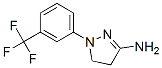 结构式 CAS# 66000-40-6, 4,5-二氢-1-[3-(三氟甲基)苯基]-1H-吡唑-3-胺