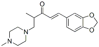 CAS#: 66596-45-0， 1-(1,3-Benzodioxol-5-Yl)-4-Methyl-5-(4-Methyl-1-Piperazinyl)-1-Penten-3-One