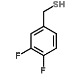 结构式 CAS# 666752-97-2, (3,4-二氟苯基)甲硫醇