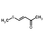 CAS 登录号：66894-64-2， (3E)-4-(甲硫基)-3-丁烯-2-酮
