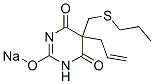 CAS#: 66941-87-5， 5-Allyl-5-(Propylthiomethyl)-2-Sodiooxy-4,6(1H,5H)-Pyrimidinedione