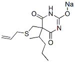 CAS#: 66941-93-3， 5-(Allylthiomethyl)-5-(1-Methylbutyl)-2-Sodiooxy-4,6(1H,5H)-Pyrimidinedione