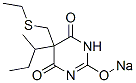 CAS#: 67050-32-2， 5-Sec-Butyl-5-(Ethylthiomethyl)-2-Sodiooxy-4,6(1H,5H)-Pyrimidinedione