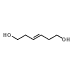 结构式 CAS# 67077-43-4, (3E)-3-己烯-1,6-二醇