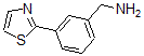 结构式 CAS# 672324-88-8, 3-(2-噻唑基)-苯甲胺