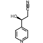CAS 登录号：676563-19-2， (3S)-3-羟基-3-(4-吡啶基)丙腈
