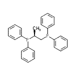 结构式 CAS# 67884-33-7, (2S)-1,2-丙烷二基二(二苯基膦)