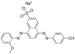CAS#: 67906-52-9， Sodium 5-[(4-Hydroxyphenyl)Azo]-8-[(2-Methoxyphenyl)Azo]Naphthalene-2-Sulphonate