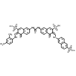 CAS 登录号：67923-64-2， 6-[(2E)-2-{6-[({(6E)-6-[(2,4-二甲基苯基)亚肼基]-5-氧代-7-磺基-5,6-二氢-2-萘基}氨基甲酰)氨基]-1-氧代-3-磺基-2(1H)-萘亚基}肼基]-2-萘磺酸