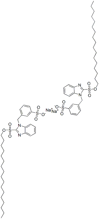 CAS#: 68228-07-9， Disodium 2-Heptadecyl-1-[(3-Sulphonatophenyl)Methyl]-1H-Benzimidazolesulphonate