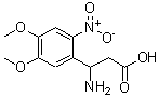 CAS#: 682804-28-0， 3-amino-3-(4,5-dimethoxy-2-nitro-phenyl)propanoic acid