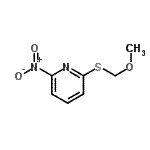 CAS 登录号：682809-83-2， 2-[(甲氧基甲基)硫基]-6-硝基吡啶