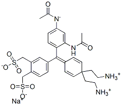 CAS#: 68516-63-2， Hydrogen [4-[4-(Diethylamino)-3',4'-Bis(Sulphonatomethyl)Benzhydrylidene]Cyclohexa-2,5-Dien-1-Ylidene]Diethylammonium, Monosodium Salt