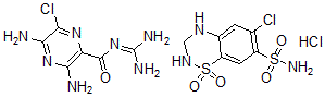 CAS#: 68529-45-3， Amiloride mixture with hydrochlorothiazide