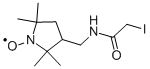 CAS 登录号：68643-07-2， N-[[(3S)-1-羟基-2,2,5,5-四甲基-吡咯烷-3-基]甲基]-2-碘-乙酰胺