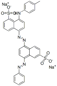 CAS#: 68683-27-2， 8-[(4-Methylphenyl)Amino]-5-[[4-(Phenylazo)-6-Sulfo-1-Naphthalenyl]Azo]-1-Naphthalenesulfonic Acid Disodium Salt