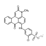 CAS#: 6871-98-3， Sodium 2-Chloro-4-[(3-Methyl-2,7-Dioxo-2,7-Dihydro-3H-Naphtho[1,2,3-De]Quinolin-6-Yl)Amino]Benzenesulfonate