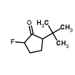 CAS 登录号：688041-08-9， 2-氟-5-(2-甲基-2-丙基)环戊酮