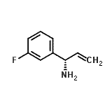 CAS#: 688362-63-2， (1S)-1-(3-Fluorophenyl)-2-propen-1-amine