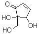 CAS 登录号：68907-79-9， (4R,5R)-rel-4,5-二羟基-5-(羟基甲基)-2-环戊烯-1-酮