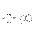 CAS#: 69271-40-5， 4-(1H-Benzimidazol-2-yl)-2-methyl-3-butyn-2-ol