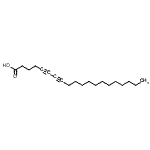 structure of CAS# 69288-29-5, 5,7-Icosadiynoic acid;5,7-EICOSADIYNOIC ACID, 97%;5,7-EICOSADIYNOICACID;MFCD00671357