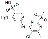 CAS#: 69304-83-2， 2-Amino-4-[[5-Chloro-6-Methyl-2-(Methylsulphonyl)-4-Pyrimidinyl]Amino]Benzenesulphonic Acid