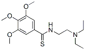 CAS#: 69353-45-3， N-[2-(Diethylamino)Ethyl]-3,4,5-Trimethoxybenzothioamide