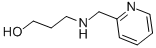 structure of CAS# 6950-99-8, 3-(2-Pyridylmethylamino)-1-Propanol;3-(2-Pyridylmethylamino)Propan-1-Ol;Ncgc00013753;Nsc-65650