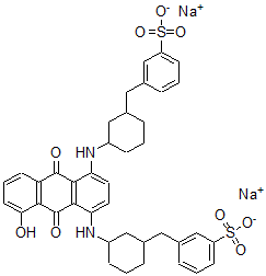 CAS 登录号：69657-95-0， 酸性蓝 175