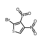 CAS 登录号：69723-91-7， 2-溴-3,4-二硝基噻吩