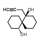 CAS#: 697286-77-4， (1R,6R,7R)-1-(2-Propyn-1-yl)spiro[5.5]undecane-1,7-diol